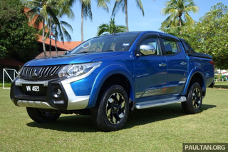 Fifth-generation Mitsubishi Triton, overall.